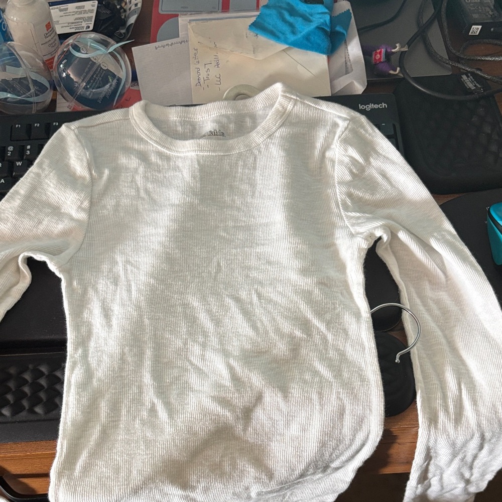 Wild Fable White Long Sleeve Top